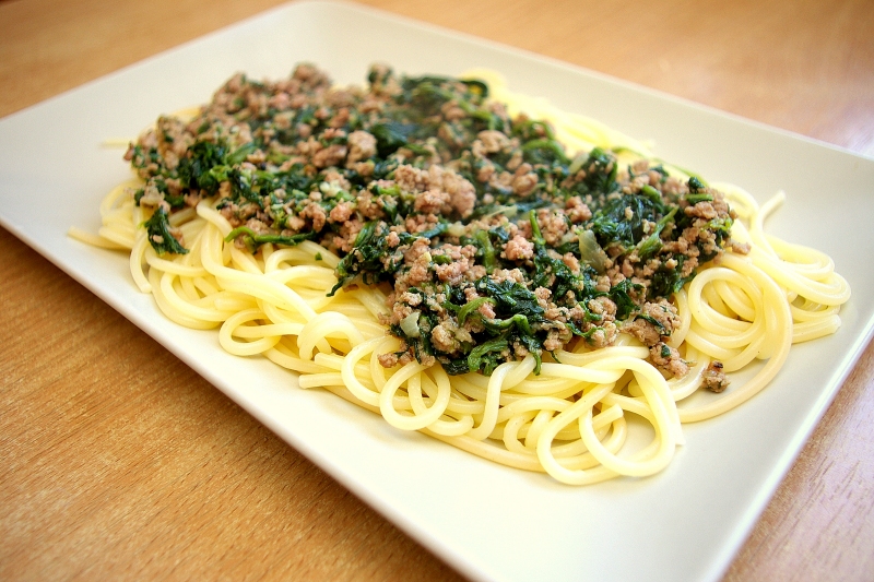 Zielone spaghetti hewps.pl Blog Kulinarny Dietetyczne Przepisy