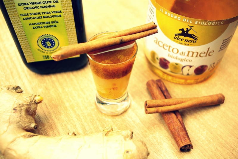 Dietetyczne przepisy - oliwa z oliwek, ocet jabłkowy, imbir