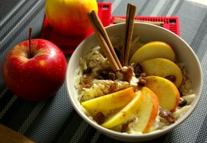 Owsianka - Szarlotka