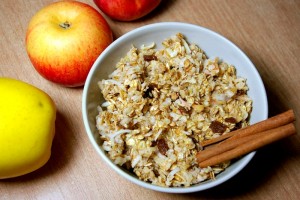 Zapiekana owsianka szarlotka