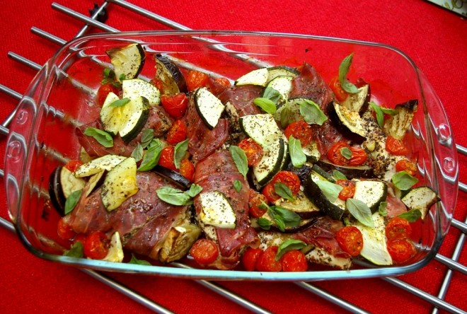 Dietetyczne przepisy - kurczak w szynce