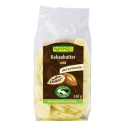 RAPUNZEL Tłuszcz kakaowy w krążkach BIO 100g