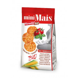 FIORENTINI Krążki kukurydziane z pomidorami i bazylią BIO 40g