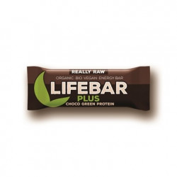 LIFE FOOD Baton czekoladowy z białkiem konopi i spiruliną RAW BIO 47g LIFE FOOD Baton czekoladowy z białkiem konopi i spiruliną RAW BIO 47g