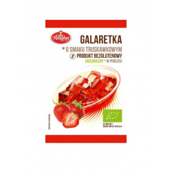 AMYLON Galaretka o smaku truskawkowym bezglutenowa 40g AMYLON Galaretka o smaku truskawkowym bezglutenowa 40g