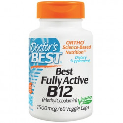 DOCTOR'S BEST Witamina B12 60 kaps 1500mcg DOCTOR'S BEST Witamina B12 60 kaps 1500mcg