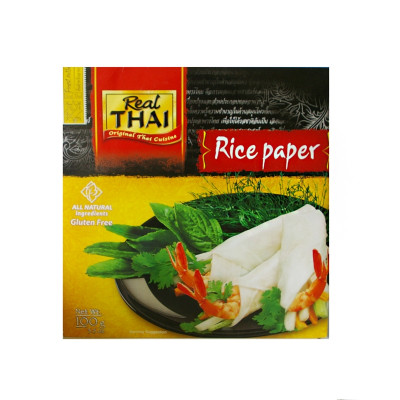 REAL-THAI Papier ryżowy okrąły 22cm 100g