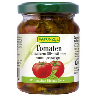 RAPUNZEL Pomidory suszone w oliwie BIO 120g