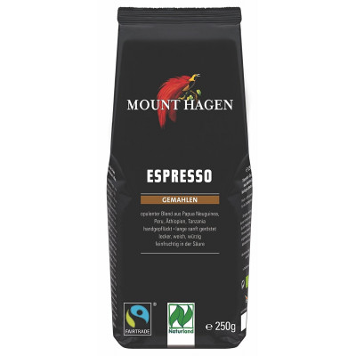 MOUNT HAGEN Kawa mielona Espresso BIO 250g