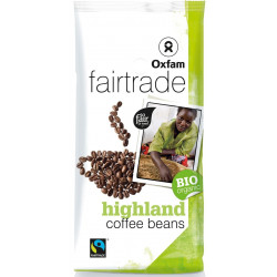 OXFAM Kawa ziarnista Arabica wysokogórska BIO 250g OXFAM Kawa ziarnista Arabica wysokogórska BIO 250g