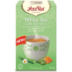YOGI TEA Herbata biała z aloesem BIO 17x1,8g YOGI TEA Herbata biała z aloesem BIO 17x1,8g