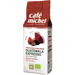 CAFE MICHEL Kawa mielona Arabica Espresso Gwatemala BIO 250g CAFE MICHEL Kawa mielona Arabica Espresso Gwatemala BIO 250g
