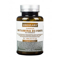 SINGULARIS Witamina D3 2000IU 60 kaps. SINGULARIS Witamina D3 2000IU 60 kaps.