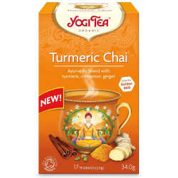 YOGI TEA Herbata chai z kurkumą BIO 17x2g YOGI TEA Herbata chai z kurkumą BIO 17x2g