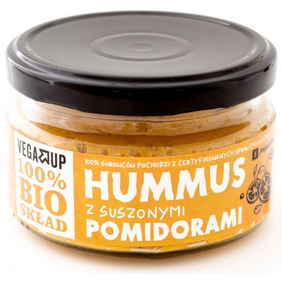 VEGA UP Hummus z suszonymi pomidorami BIO 190g