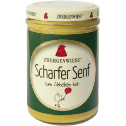 ZWERGENWIESE Musztarda ostra BIO 160g ZWERGENWIESE Musztarda ostra BIO 160g