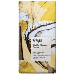 VIVANI Czekolada biała mango kokosowa BIO 80g