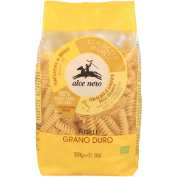 ALCE NERO Makaron fusilli (semolina) BIO 500g