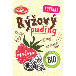 AMYLON Budyń ryżowy z malinami BIO 40g AMYLON Budyń ryżowy z malinami BIO 40g