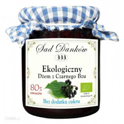 SAD DANKÓW Dżem z czarnego bzu - bez cukru 260g SAD DANKÓW Dżem z czarnego bzu - bez cukru 260g