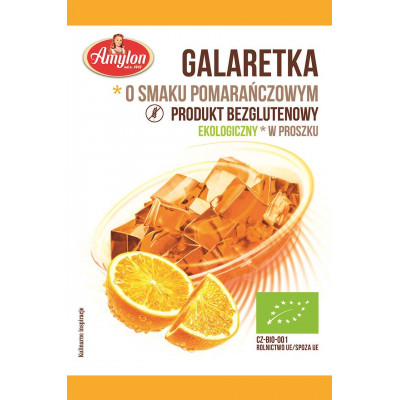 AMYLON Galaretka o smaku pomarańczowym bezglutenowa 40g