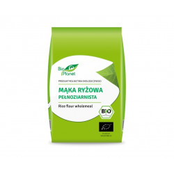 BIO PLANET Mąka ryżowa pełnoziarnista BIO 500g