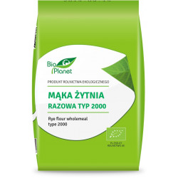 BIO PLANET Mąka żytnia razowa typ 2000 BIO 1kg