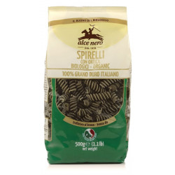 ALCE NERO Makaron spirelli z pokrzywą BIO 500g