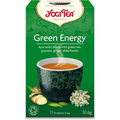YOGI TEA Herbata zielona Energia BIO 17x1,8g