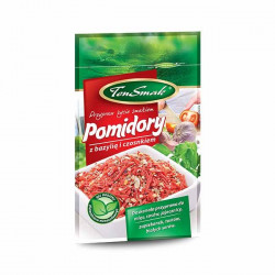 TEN SMAK Pomidory z bazylią i czosnkiem 40g TEN SMAK Pomidory z bazylią i czosnkiem 40g