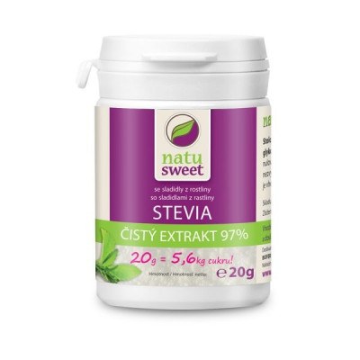 NATUSWEET Stewia ekstrakt 97% 20g
