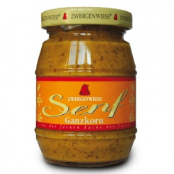 ZWERGENWIESE Musztarda z całymi ziarnami (bezglutenowa) BIO 160g ZWERGENWIESE Musztarda z całymi ziarnami (bezglutenowa) BIO 160g