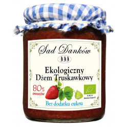 SAD DANKÓW Dżem truskawkowy - bez cukru 260g SAD DANKÓW Dżem truskawkowy - bez cukru 260g