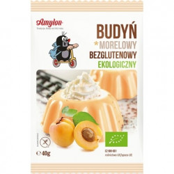 AMYLON Budyń morelowy BIO bezglutenowy 40g