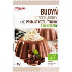 AMYLON Budyń czekoladowy BIO bezglutenowy 40g AMYLON Budyń czekoladowy BIO bezglutenowy 40g