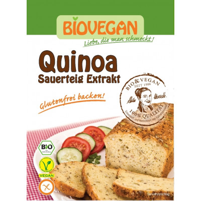 BIOVEGAN Zakwas chlebowy Quinoa w proszku BIO 20g