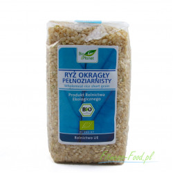 BIO PLANET Ryż brązowy okrągły  BIO 500g