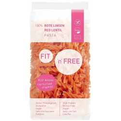 ALB GOLD (FIT ‘n’ FREE) Makaron z czerwonej soczewicy (świderki) BIO bezglutenowy 300g ALB GOLD (FIT ‘n’ FREE) Makaron z czerwonej soczewicy (świderki) BIO bezglutenowy 300g