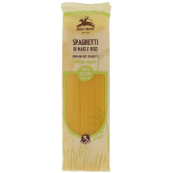 ALCE NERO Makaron kukurydziano-ryżowy (spaghetti) BIO bezglutenowy 250g