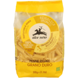 ALCE NERO Makaron z semoliny (penne) BIO 500g