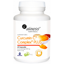ALINESS Curcumin C3 Complex Plus 500mg 60 kaps. ALINESS Curcumin C3 Complex Plus 500mg 60 kaps.