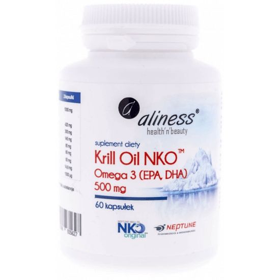 ALINESS Krill Oil NKO 500mg 60 kaps. ALINESS Krill Oil NKO 500mg 60 kaps.