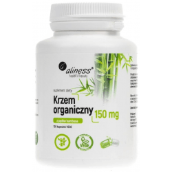 ALINESS Krzem organiczny z pędów bambusa 150mg 100 kaps. ALINESS Krzem organiczny z pędów bambusa 150mg 100 kaps.