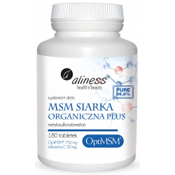 ALINESS MSM Siarka Organiczna Plus 180 tab. ALINESS MSM Siarka Organiczna Plus 180 tab.
