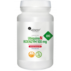 ALINESS UbiquinoN Koenzym Q10 100mg 100 kaps. ALINESS UbiquinoN Koenzym Q10 100mg 100 kaps.