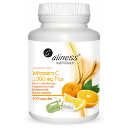 ALINESS Witamina C 1000mg Plus 100 kaps. ALINESS Witamina C 1000mg Plus 100 kaps.