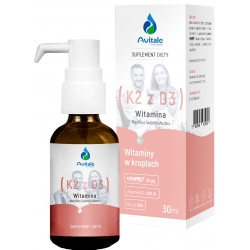 AVITALE Witamina K2 z D3 20mcg 500IU 30 ml AVITALE Witamina K2 z D3 20mcg 500IU 30 ml