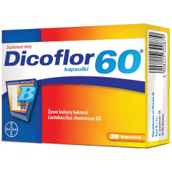 BAYER Dicoflor 60 20 kaps. BAYER Dicoflor 60 20 kaps.