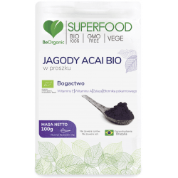 BEORGANIC Jagody Acai BIO 100g BEORGANIC Jagody Acai BIO 100g