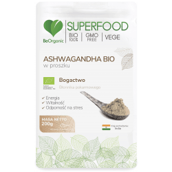 BEORGANIC Ashwagandha BIO 200g BEORGANIC Ashwagandha BIO 200g